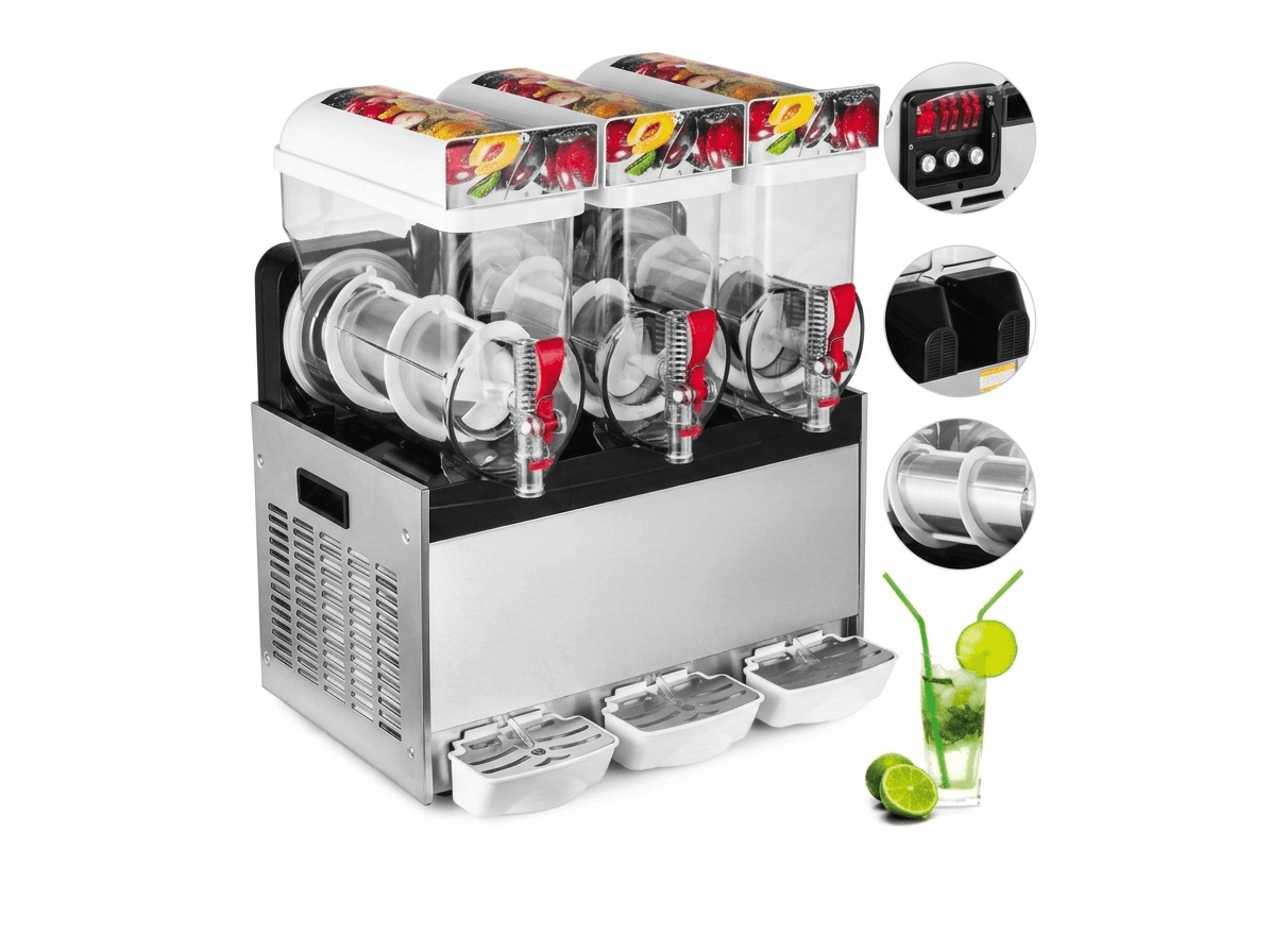 Triple Tank Commercial Slush & Frozen Drink Machine
