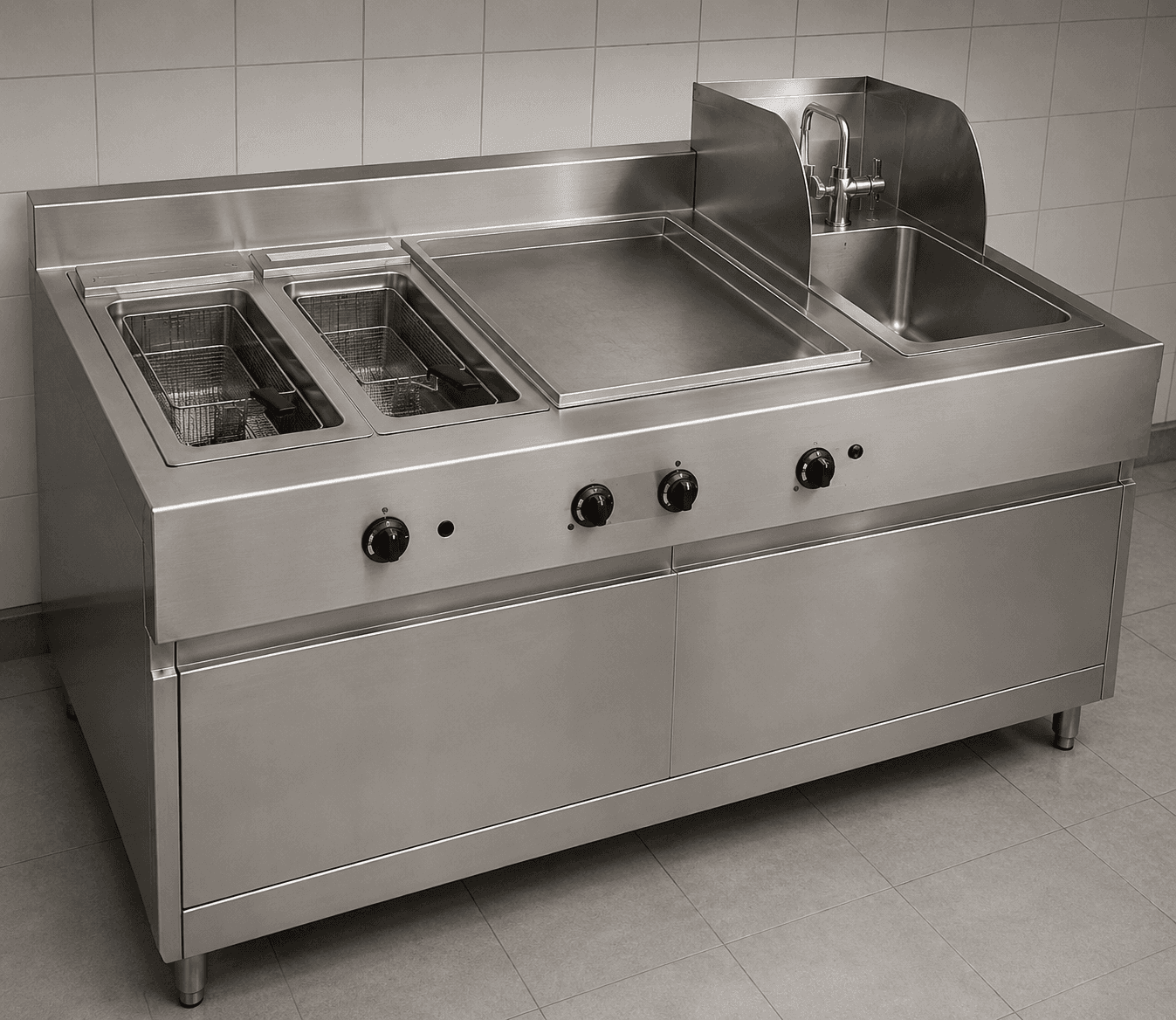 Custom Deepfiire-hotplate-sink